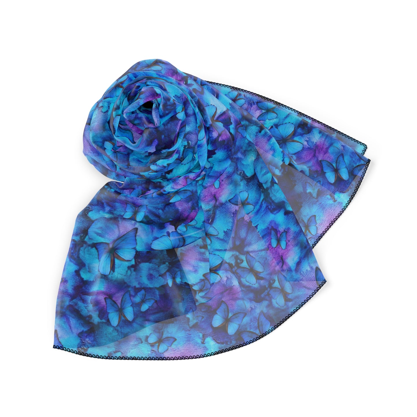Chiffon Scarf - Dancing with Butterflies by Alisa Marie