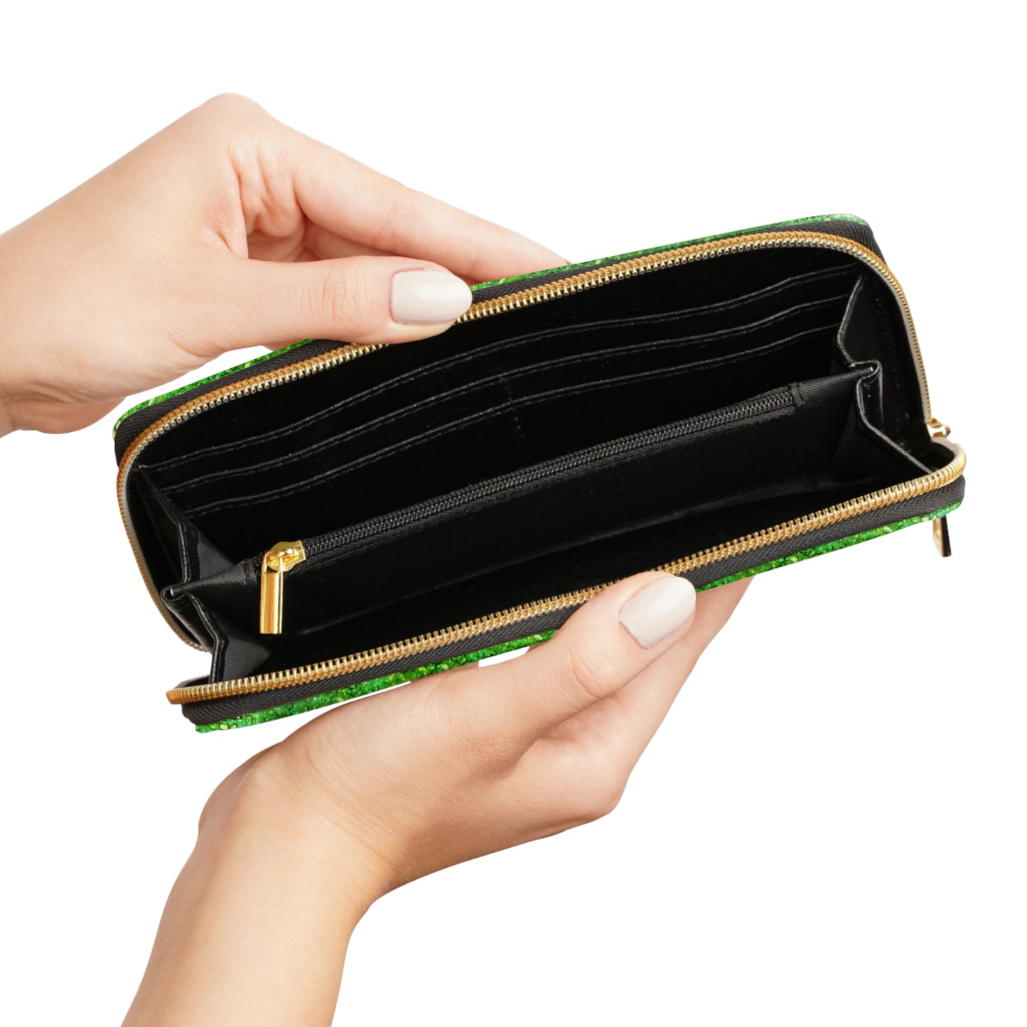 Zipper Wallet - Emerald Dreams