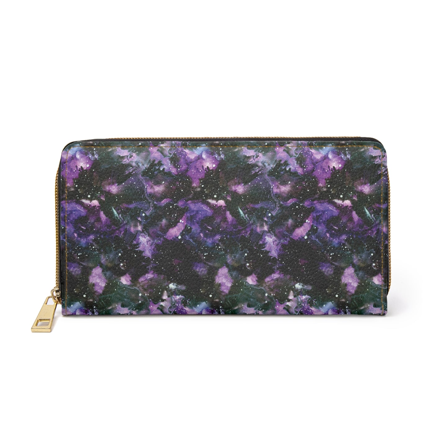 Purple Storm Zipper Wallet