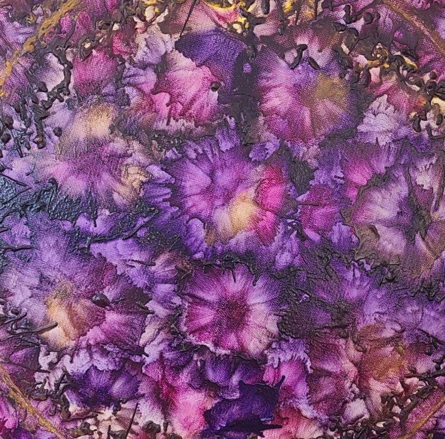 In Bloom Encaustic Painting