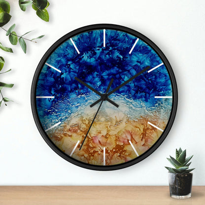 A Day at the Beach Wall Clock