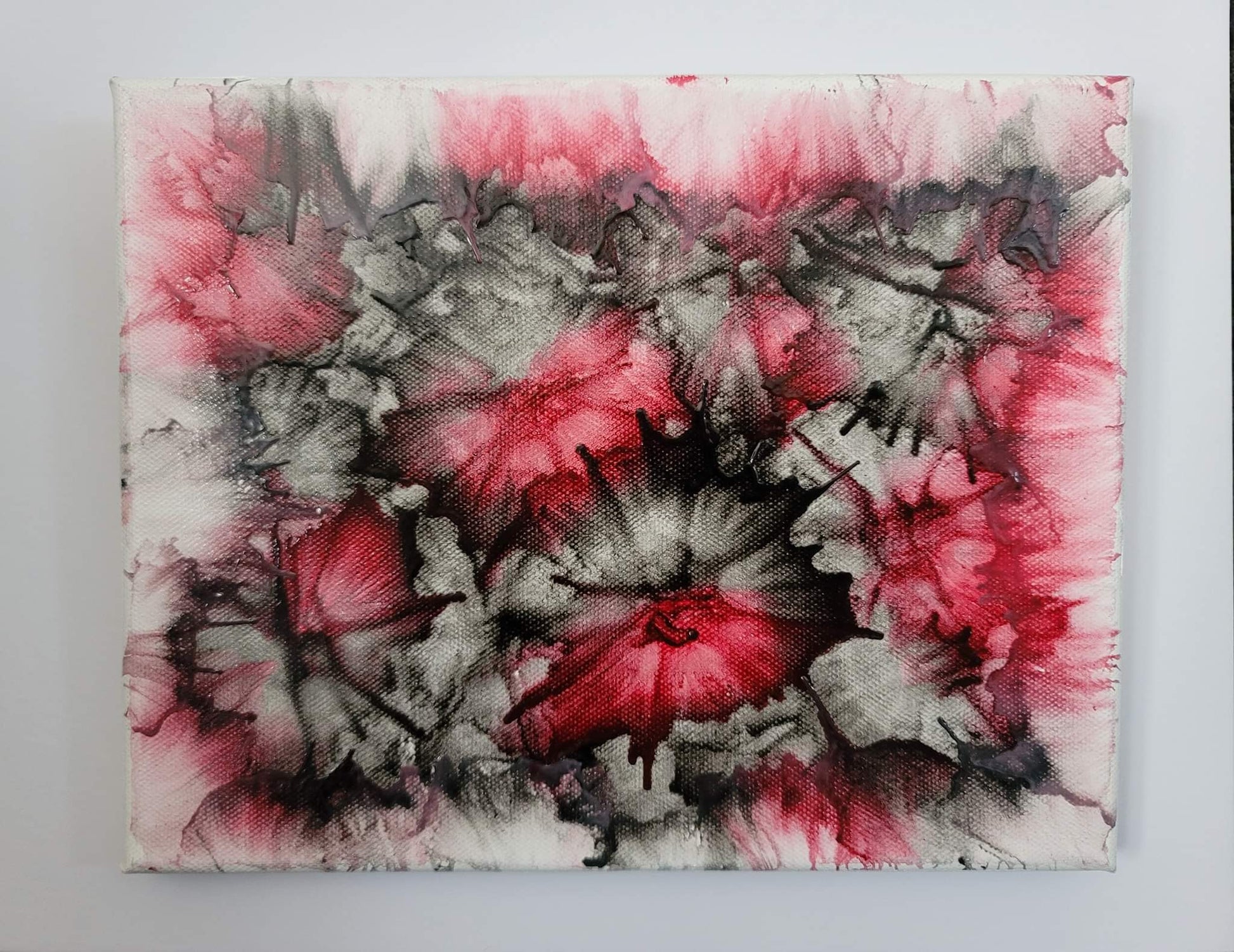Only Human Encaustic Painting by Alisa Marie