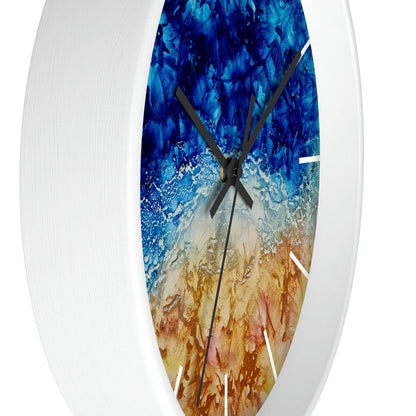 A Day at the Beach Wall Clock